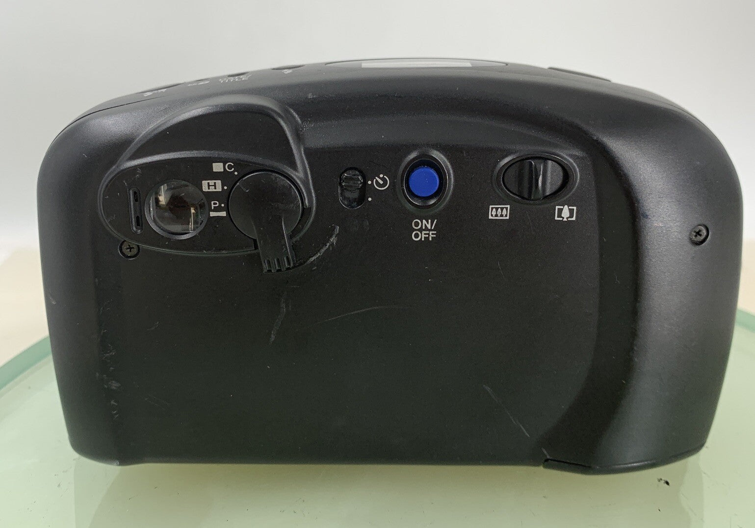 Yashica Acclaim Zoom 300 Kyocera Vintage Film Camera BLACK GOOD - TESTED - 3405