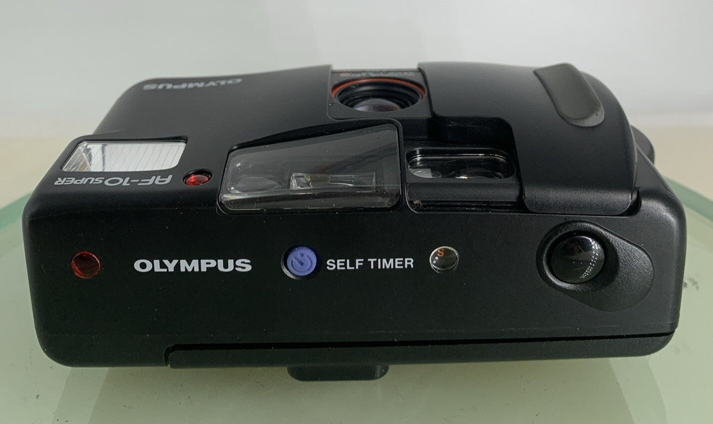 Olympus AF-10 Super COMPACT POINT AND SHOOT FILM CAMERA + COVER - TESTED - 7697