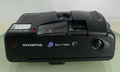 Olympus AF-10 Super COMPACT POINT AND SHOOT FILM CAMERA + COVER - TESTED - 7697
