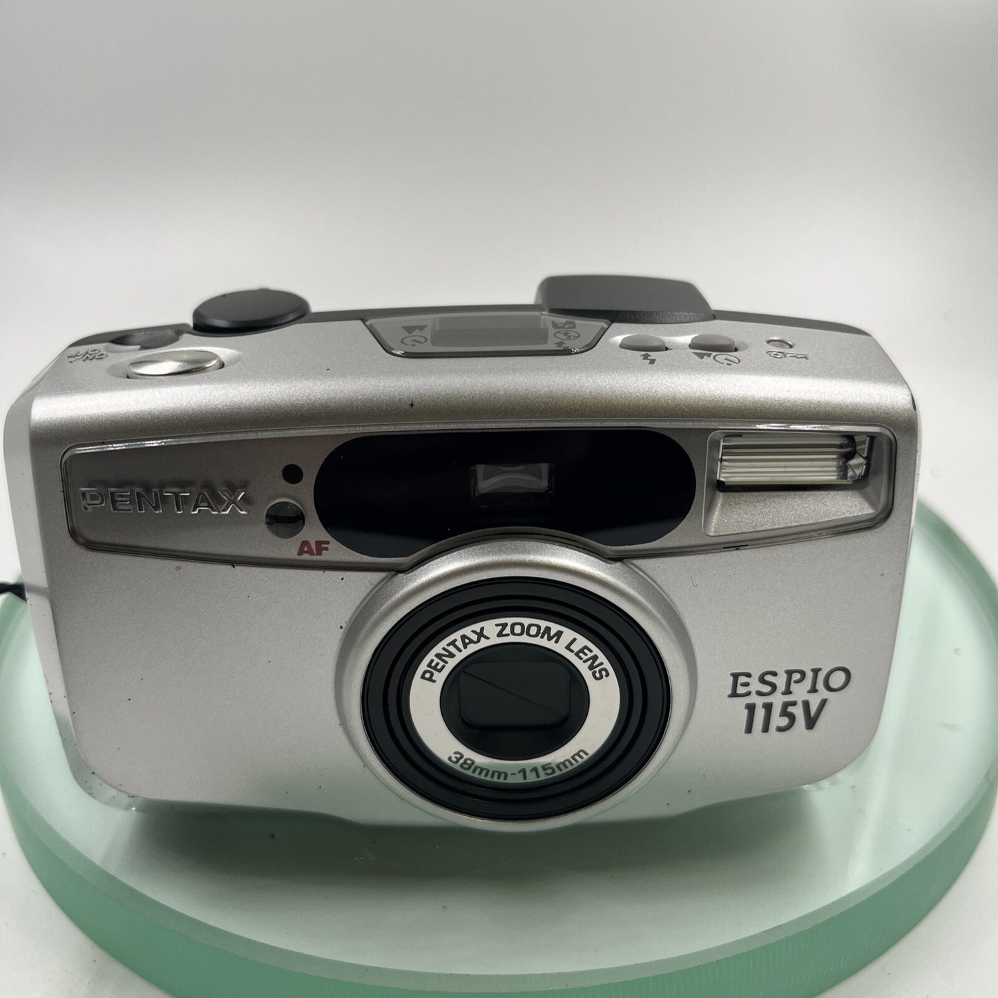 PENTAX ESPIO 115V 38-115 LENS 35mm COMPACT FILM CAMERA + CASE ,TESTED, VGC #9382