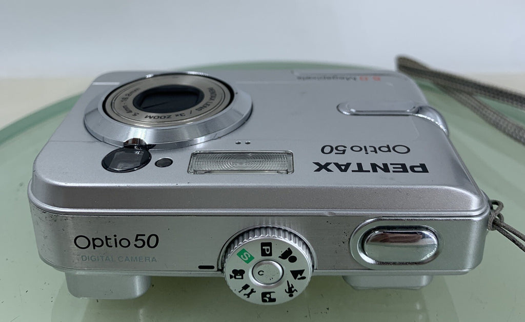 Pentax Optio 50 5.0MP COMPACT DIGITAL CAMERA WITHOUT CHARGER- Tested - 3397