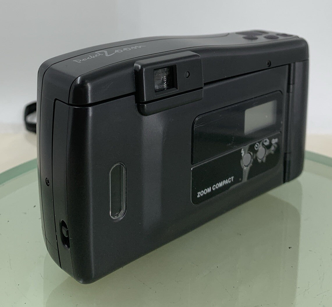 Chinon POCKET Zoom POINT AND SHOOT FILM CAMERA GREY WITH COVER TESTED - 8444