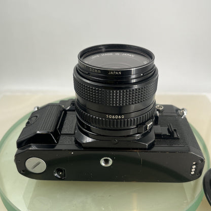 BEAUTIFUL Canon A-1 35mm SLR Camera Body+ FD 50mm f/2.8 FULLY WORKING #8755