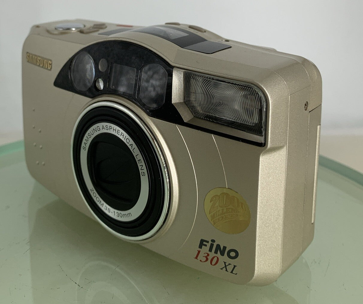 Samsung Fino I30 XL 35mm Film Point And Shoot Camera SILVER TESTED - 7392
