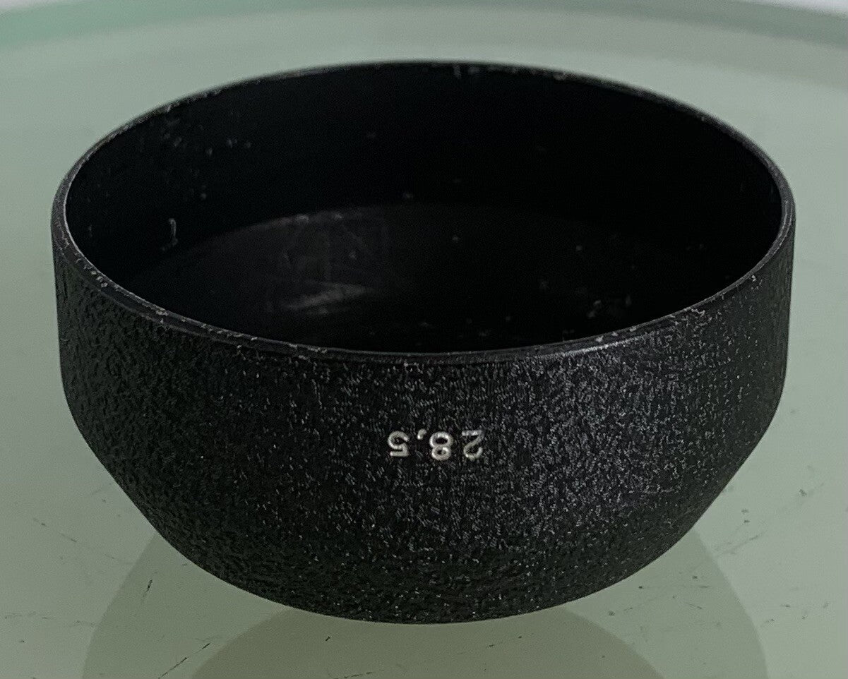 ANTIQUE 28.5MM ATTACH SUN BEZEL LENS HOOD + GOOD CONDITION - 2220