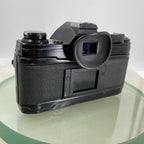 Canon AE-1  Black 35mm SLR Film Manual Camera + Canon 50mm Lens 1.8 TESTED #6123