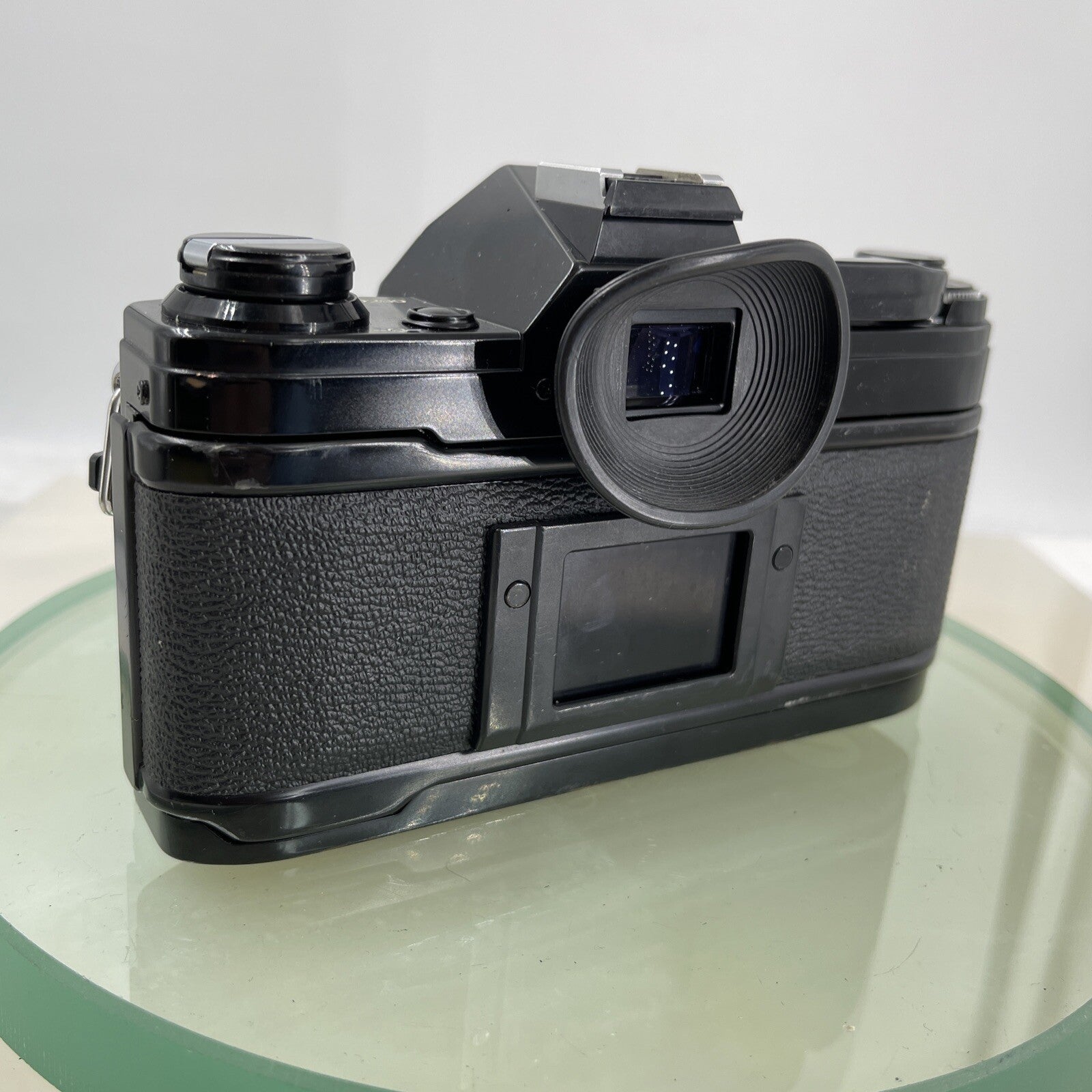 Canon AE-1  Black 35mm SLR Film Manual Camera + Canon 50mm Lens 1.8 TESTED #6123