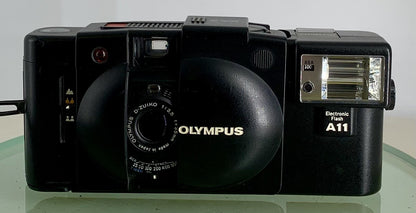 OLYMPUS XA2 Electronic Flash A11 D.ZUIKO 35mm f3.5 Point & Shoot+ Case   #3051