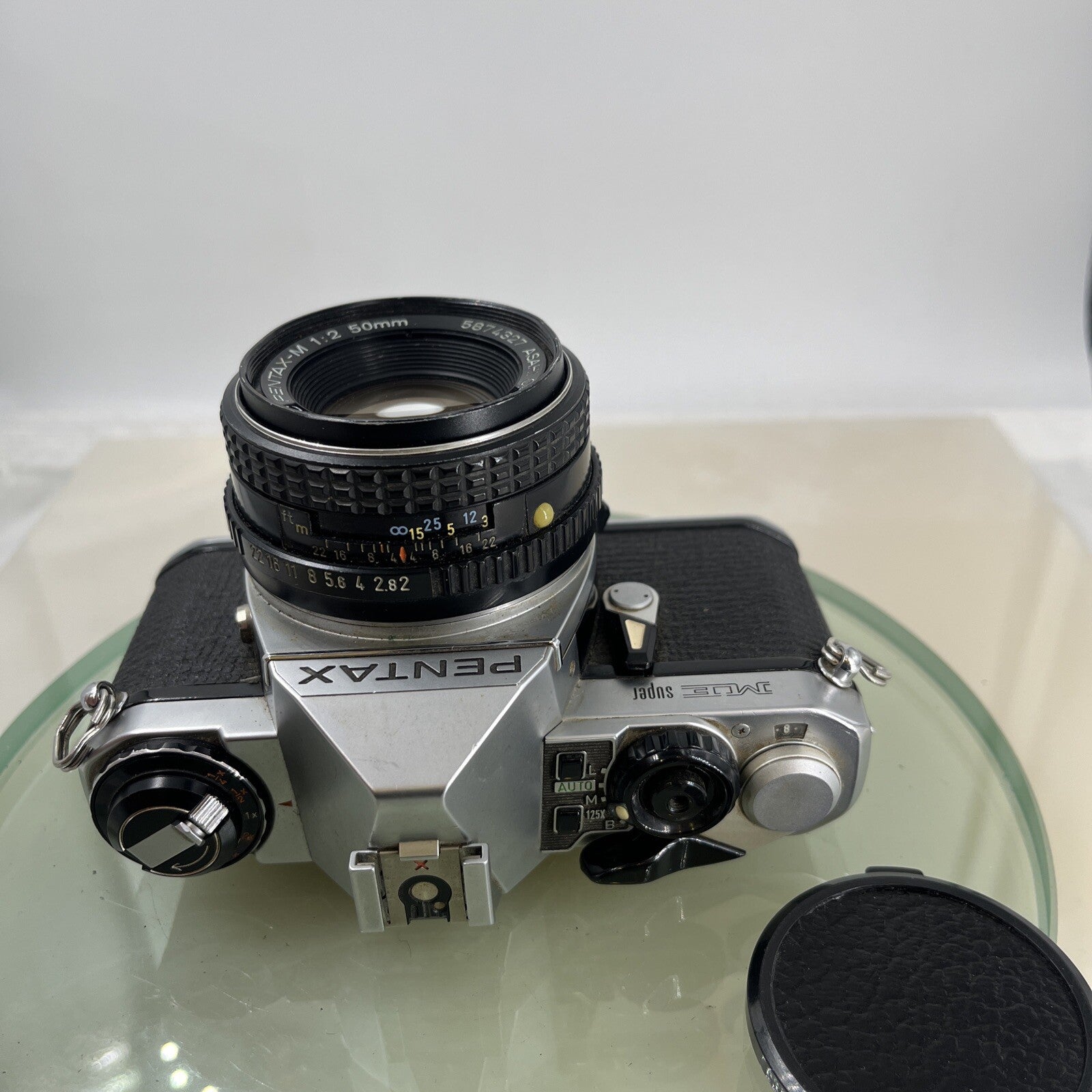 Pentax ME Super 35mm SLR Film camera + Pentax-M  50mm f2LENS  - TESTED  74710