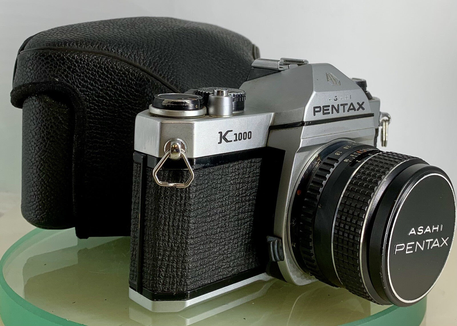 Pentax K1000 35mm SLR Film Camera+42 SCREW MOUNT 55mm 1.8, TESTED METER WORK#2060