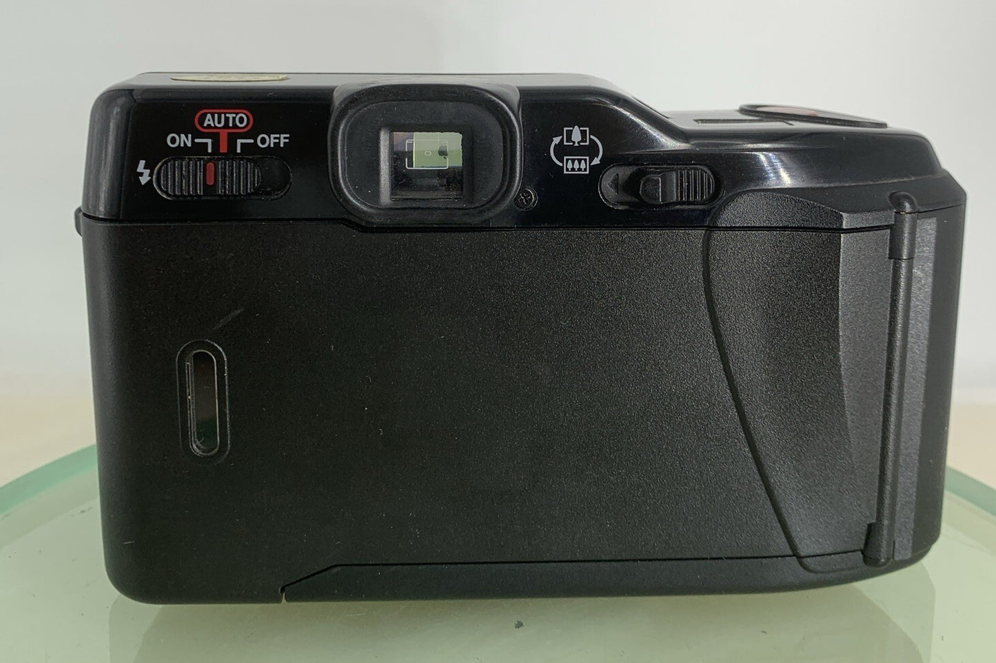 Canon Sure Shot Multi Tele 35mm Film Camera Black NO BATTERY - TESTED - 5675