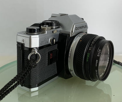Olympus OM10 35mm Film SLR Manual Camera+Olympus 28 F2.8 MC Zuiko Lens TESTED2822