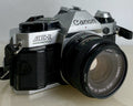 Canon AE-1 Program 35mm SLR Film Manual Camera + Canon 50mm F/1.8 FD Lens # 3040
