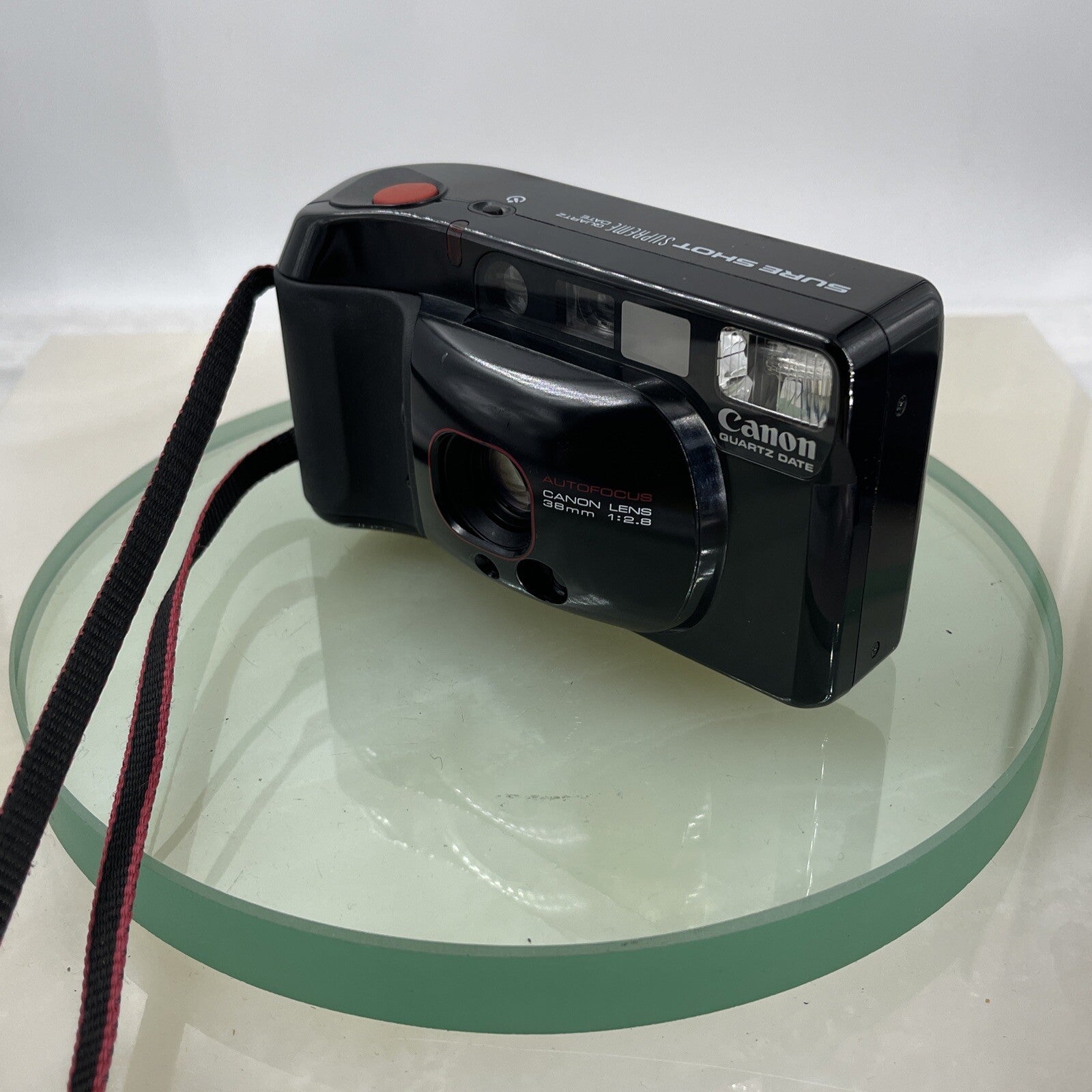 Canon Sure Shot Supreme Quartz Date 35mm Point & Shoot Camera Exc Working N MINT2