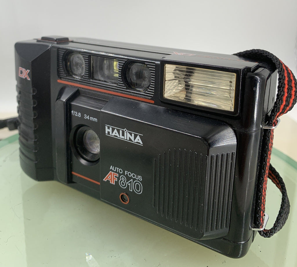 Halina PROGRAM XD AF810 35 mm film POINT AND SHOOT CAMERA BLACK - TESTED - 2152