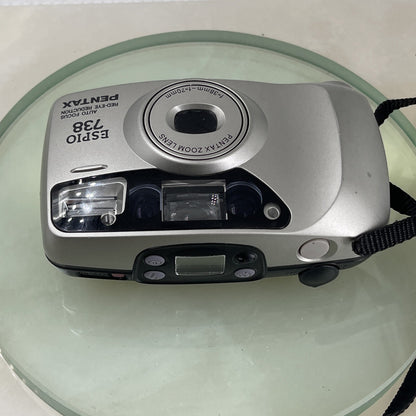 Pentax Espio 738  38-70mm Zoom Lens Auto Focus Red Eye Reduction Tested Cased7896