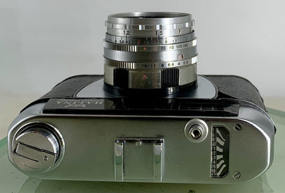 Vintage 1960s Halina Paulette Electric 35mm Camera&Halinar f=45mm F2.8 Lens- 3227