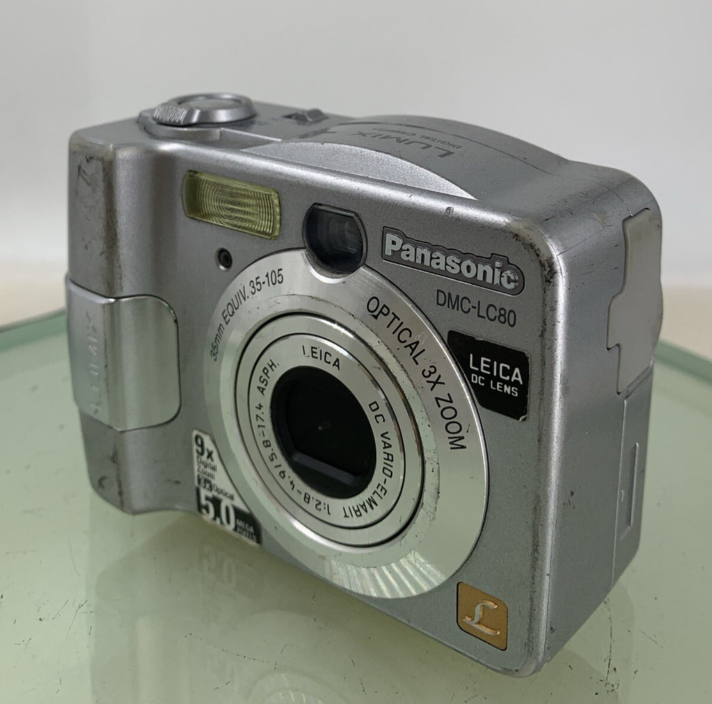 Panasonic LUMIX DMC-LC80 5.0MP COMPACT  DIGITAL CAMERA NO CARD TESTED - 3412