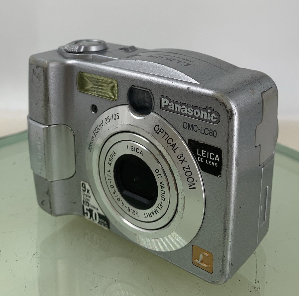 Panasonic LUMIX DMC-LC80 5.0MP COMPACT  DIGITAL CAMERA NO CARD TESTED - 3412