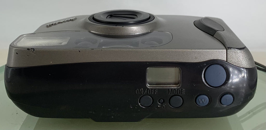 NIKON ZOOM 210 AF POINT AND SHOOT FILM CAMERA GREY NO BATTERY - TESTED - 7747