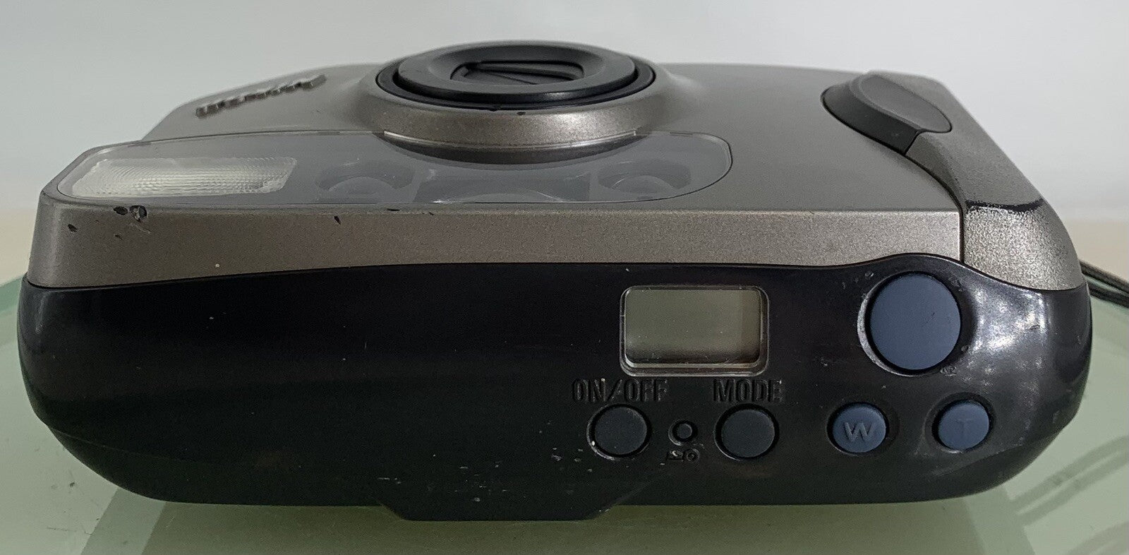 NIKON ZOOM 210 AF POINT AND SHOOT FILM CAMERA GREY NO BATTERY - TESTED - 7747