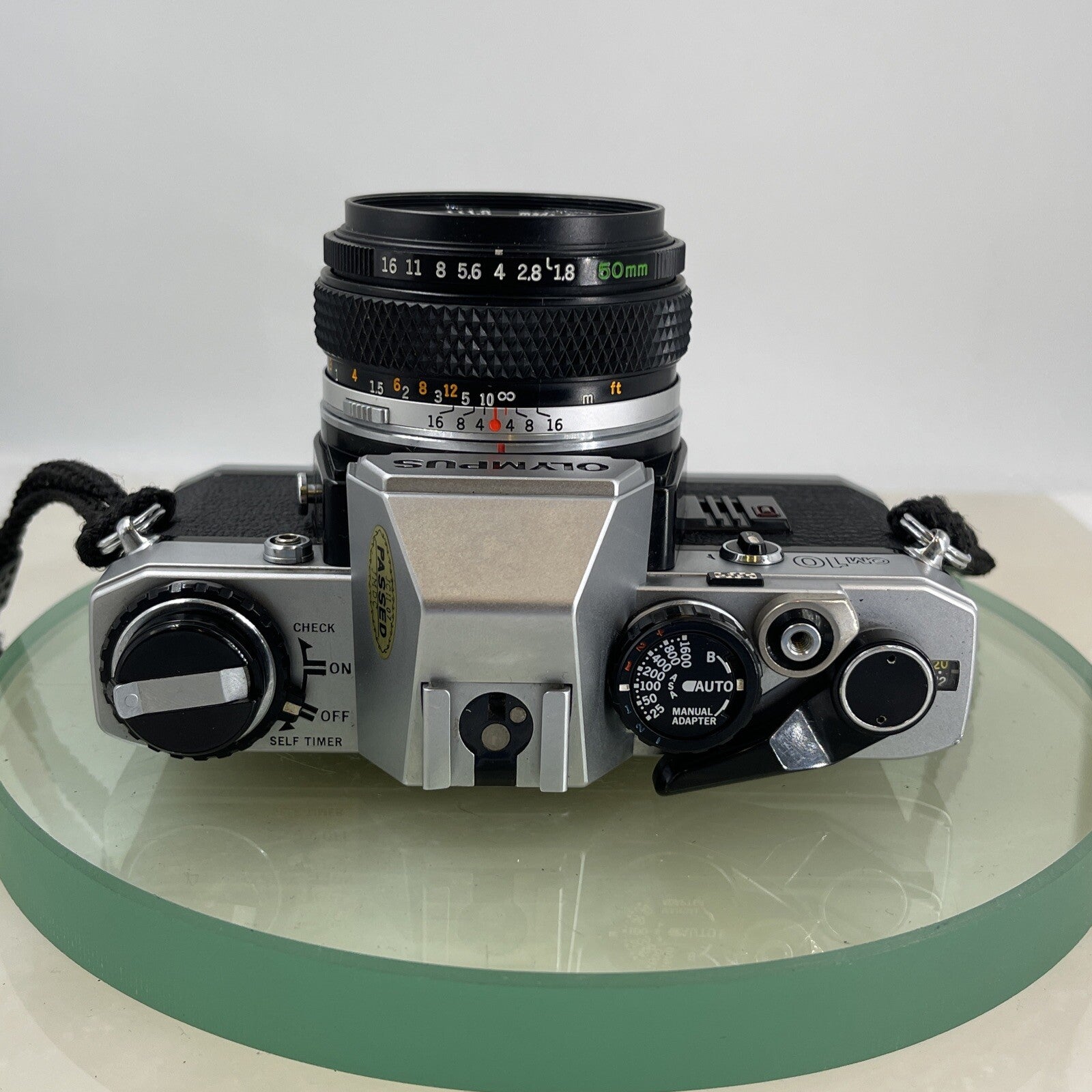 Olympus OM10 35mm Film SLR Manual Camera +Olympus 50/1.8 MC Zuiko Lens TESTED6106