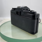 SERVICED OLYMPUS OM-10 BLACK + OLYMPUS OM 28MM F2.8 LENS 35MM SLR CAMERA #9176
