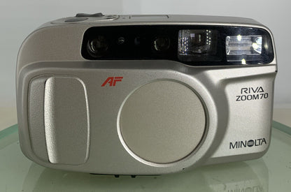 Minolta AF Riva ZOOM 70 COMPACT FILM CAMERA POINT AND SHOOT TESTED - 8351