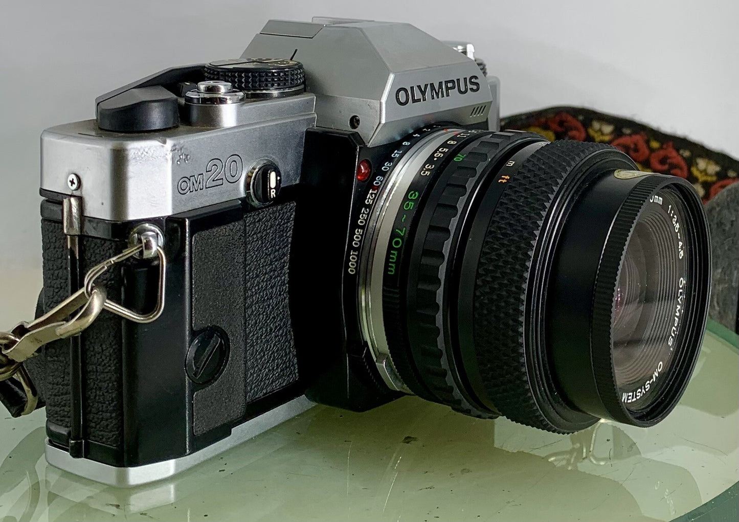 Olympus Om20 35mm slr film camera With 35-70mm f3.5-4.5 Boxed Olympus Lens, 2112