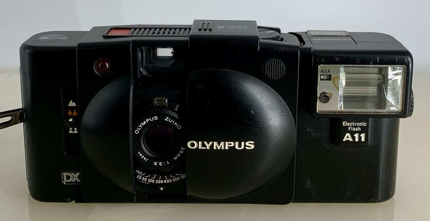 Olympus XA 3 DX 35mm Film Camera with Zuiko 35mm F/3.5 Lens-Excellent+TESTED#1371