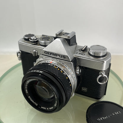 Olympus OM-1 MD 35mm SLR Film Camera &  Olympus ZUIKO  50mm f1.8 Lens- TESTED8884
