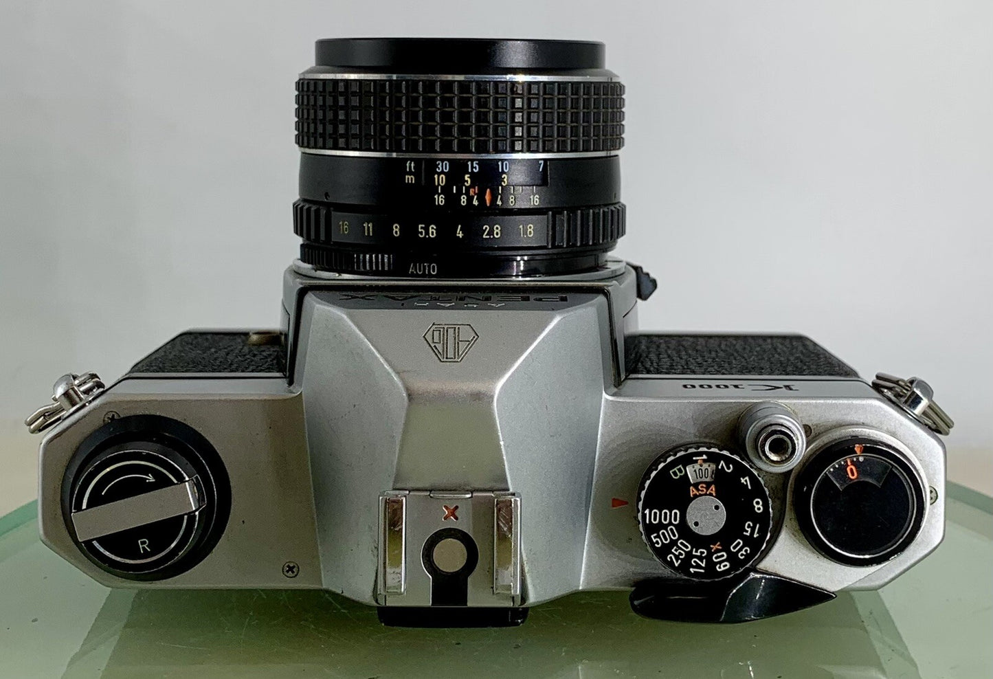 Pentax K1000 35mm SLR Film Camera+42 SCREW MOUNT 55mm 1.8, TESTED METER WORK#2068