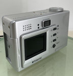 Polaroid COMPACT DIGITAL CAMERA PDC 3035 3.2MP NO CHARGER SILVER TESTED - 1324