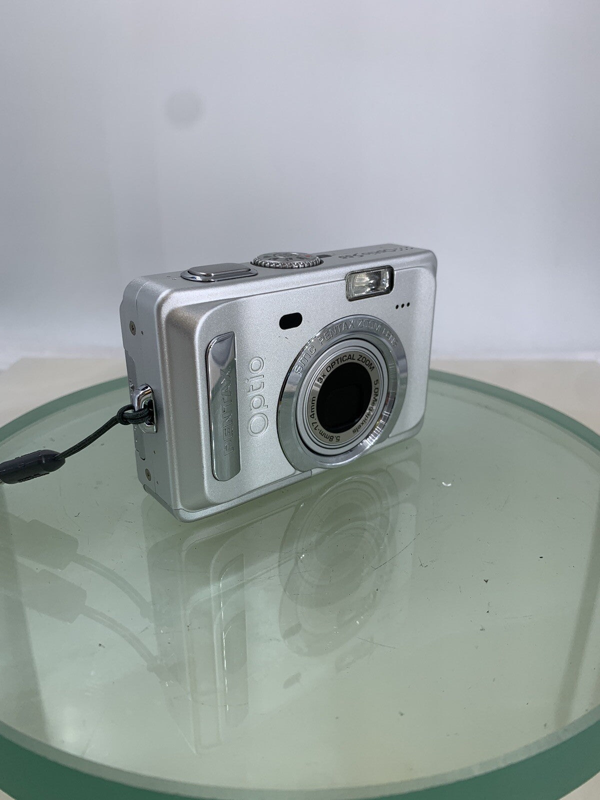Pentax Optio S55 5.0MP Compact Digital Camera SILVER NO CARD TESTED - 8141