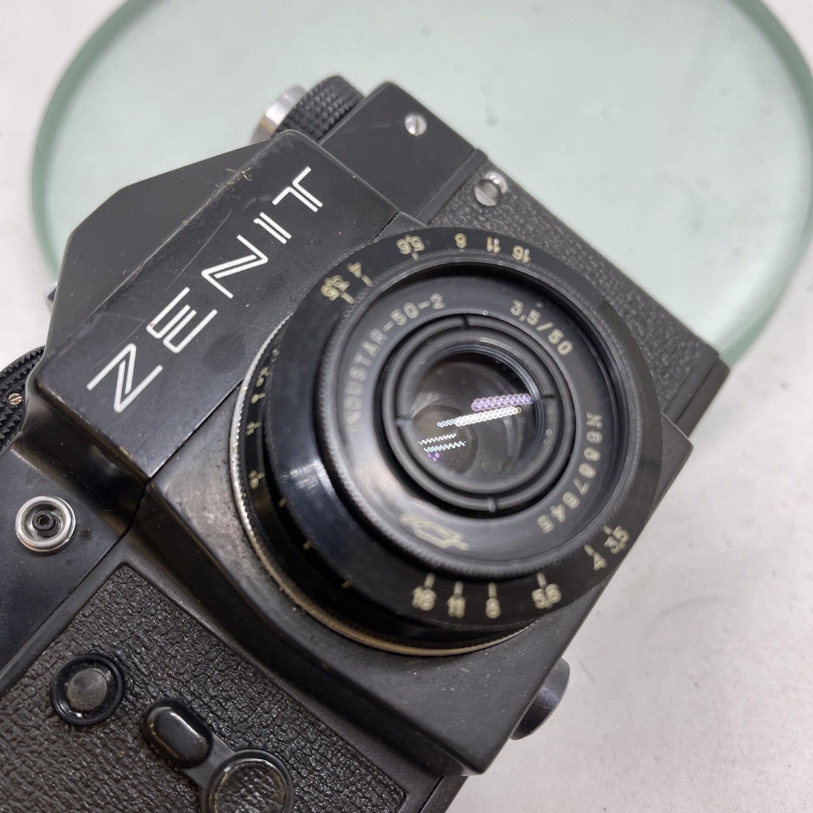 ZENIT 12 XP 35mm Film SLR M42 Screw Mount Manual Camera + INDUSTAR-50-2 50mm 3,59