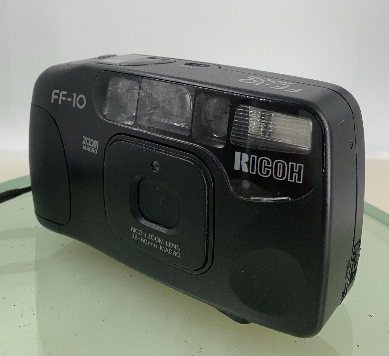 Ricoh FF-10 Zoom POINT AND SHOOT 35mm FILM CAMERA + COVER TESTED - 1422