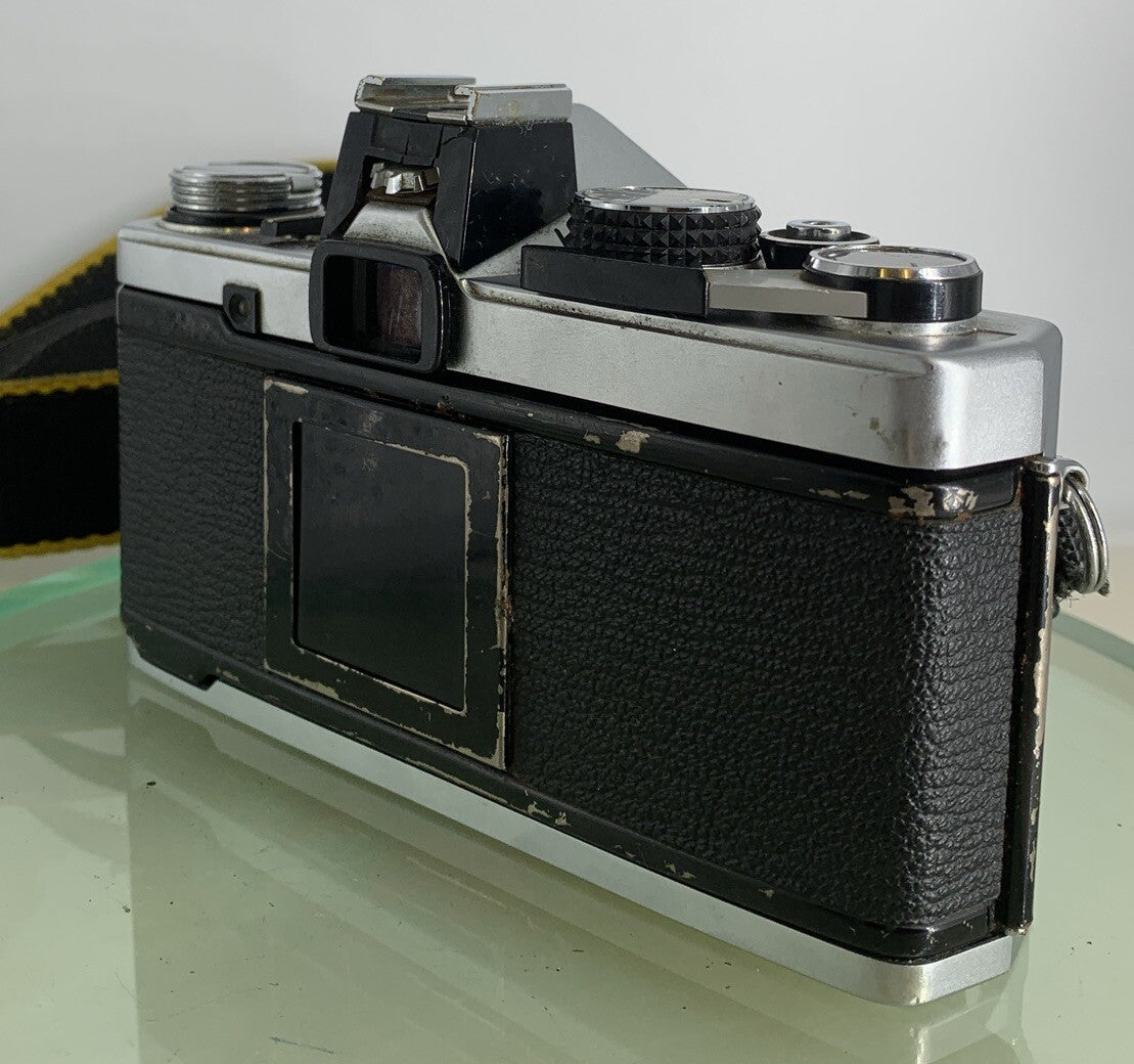 Olympus OM-2 35mm SLR camera body Olympus Zuiko 50mm 1:1.8+ Shoe, TESTED  #2416