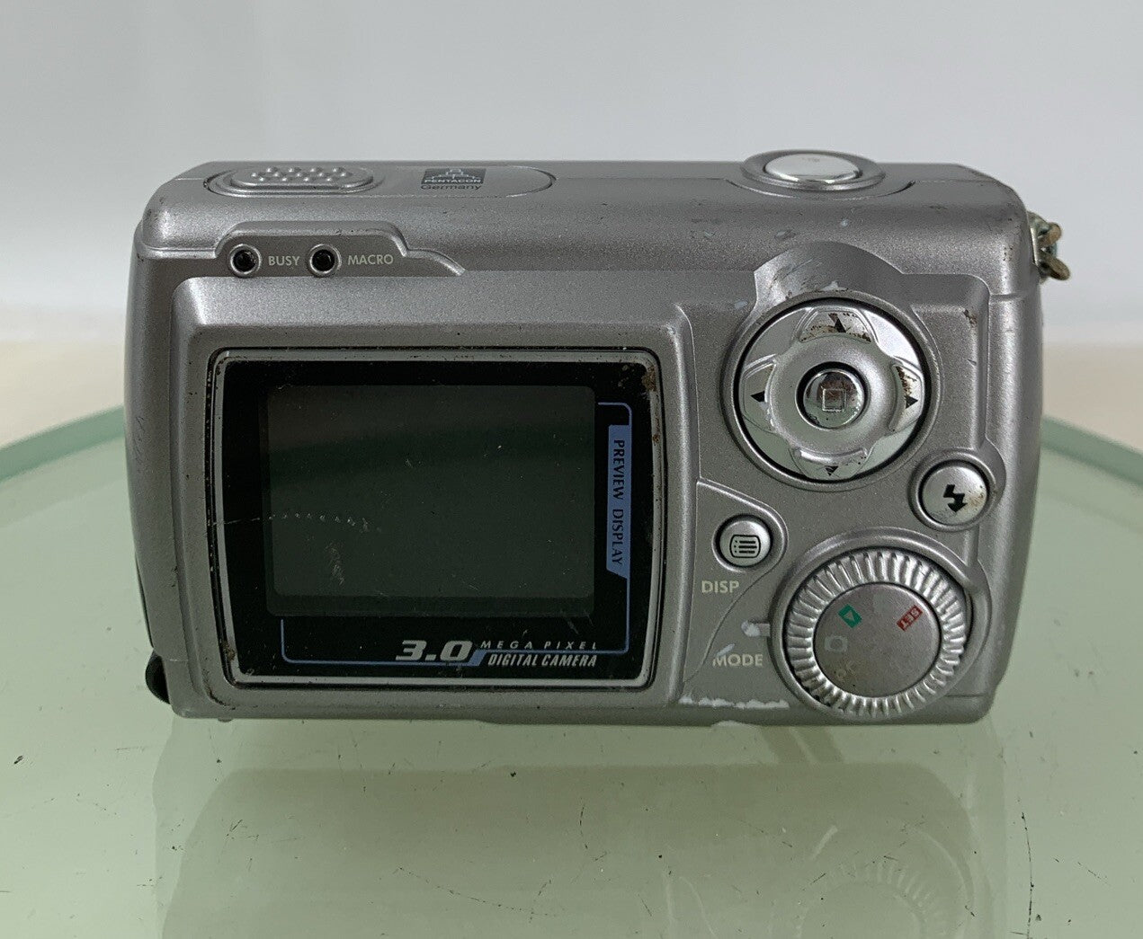 Praktica DCZ 3.2S 3.0MP Compact Digital Camera SILVER 16MB CARD TESTED - 4425