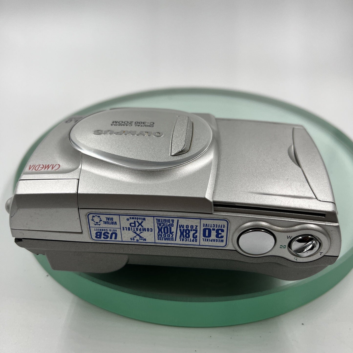 Olympus C-300 Zoom Digital Camera 3.0MP Megapixel 2.8x Optical Zoom-Silver # 9695