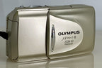 Olympus mju ii Zoom 80 35mm Ultra Compact Camera Beige All Weather  Working #810