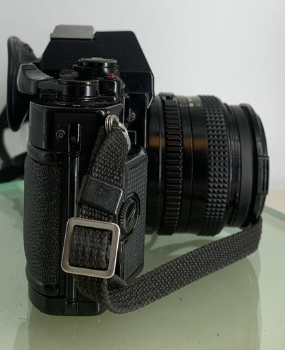 BEAUTIFUL Canon A-1 35mm SLR Camera Body+ FD 50mm f/1.8 FULLY WORKING #2807