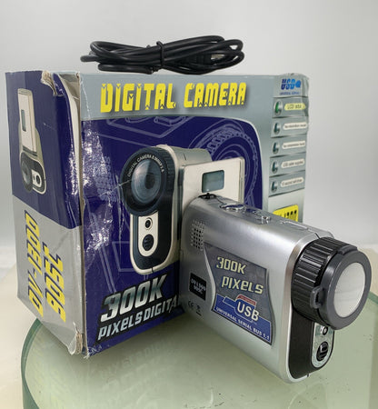 Digital Camera DV1300 905C WITH BOX + WIRE + COVER - SILVER  - TESTED - 3110