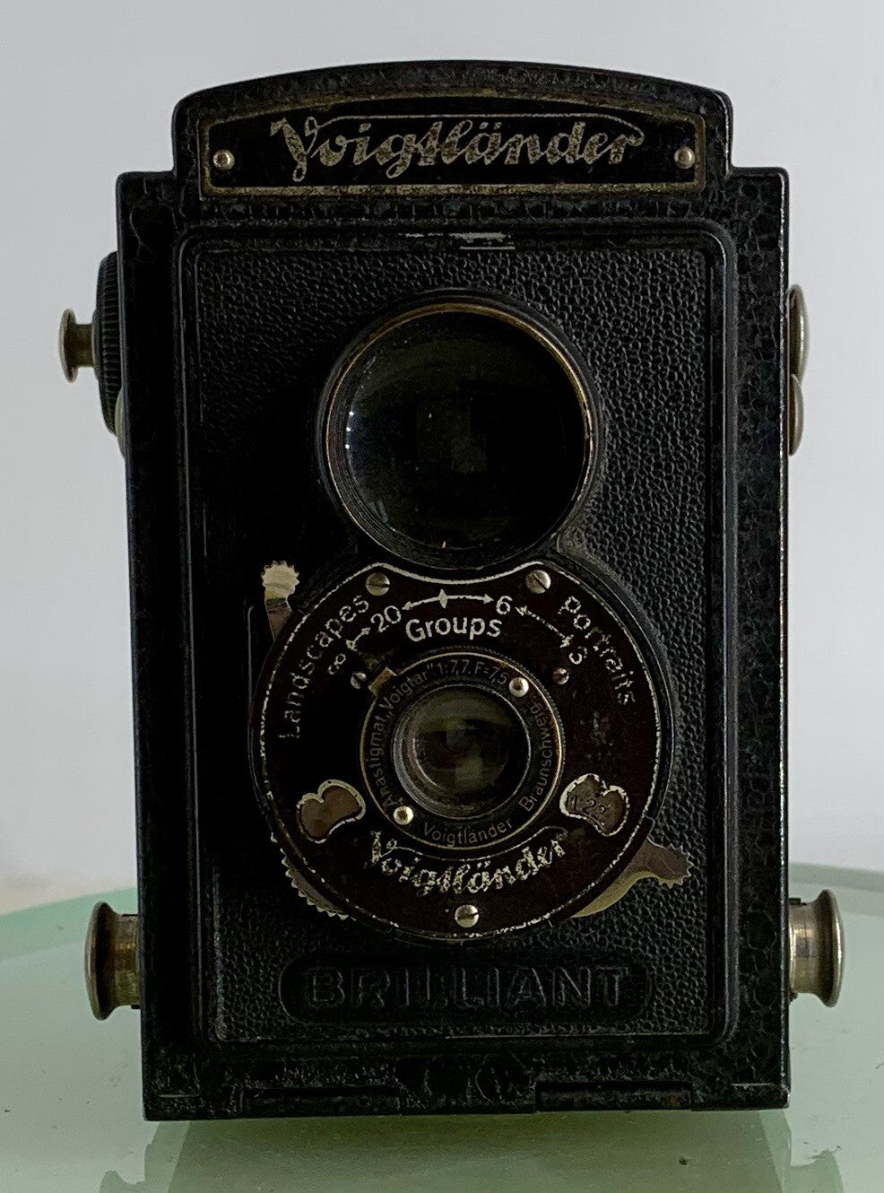 Voigtländer Brillant Tlr Box Camera, Anastigmat Voigtar 1:9 7,5 cm,from 1932#3301