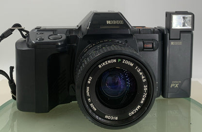 Ricoh XR-X CAMERA + P Zoom 35-70 mm LENS + RICOH SPEEDLIGHT PX TESTED - 6451