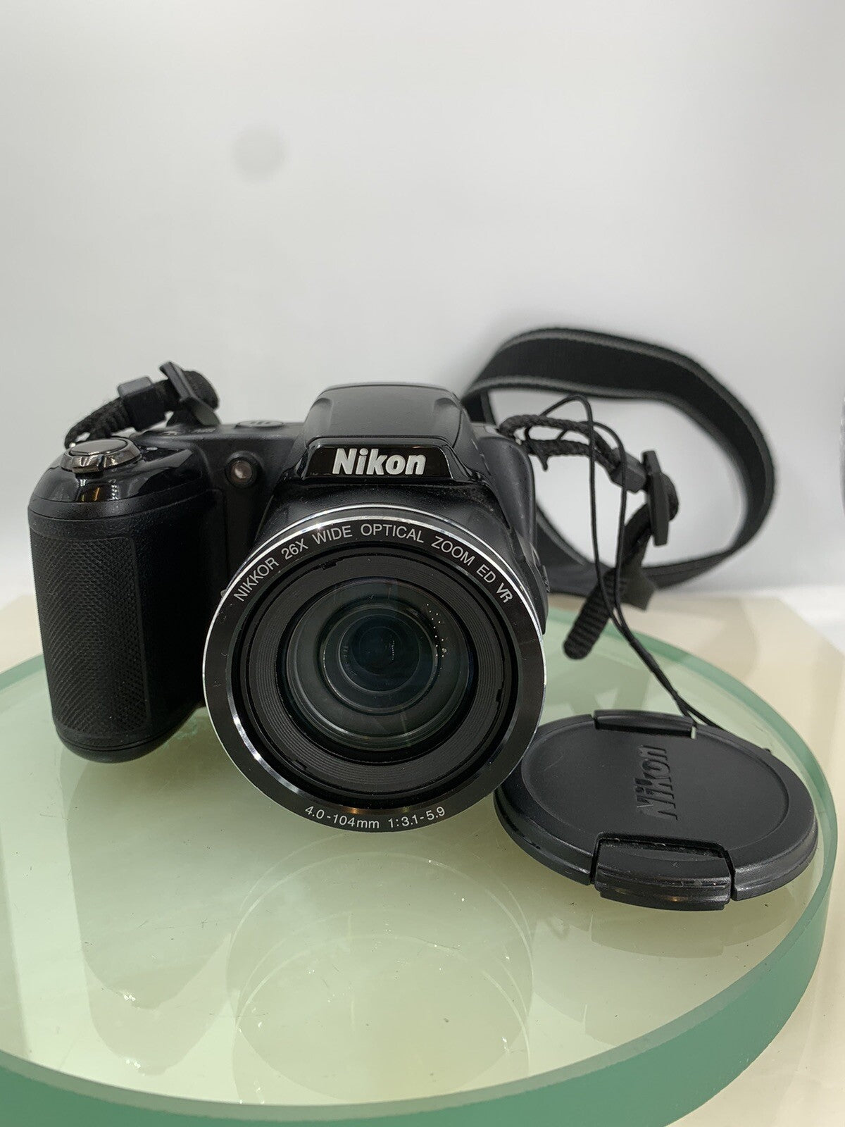 Nikon COOLPIX L810 16.1MP 26X COMPACT Digital Camera BLACK + WIRE TESTED - 9041