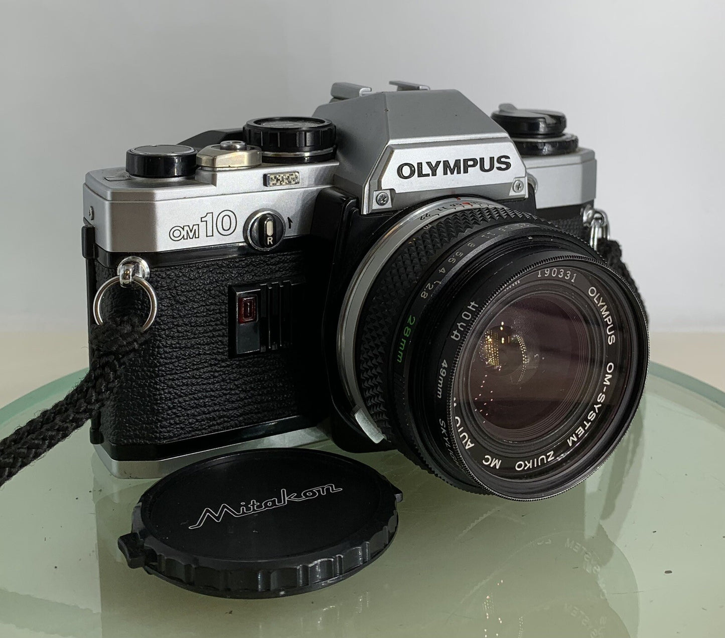 Olympus OM10 35mm Film SLR Manual Camera+Olympus 28 F2.8 MC Zuiko Lens TESTED2820