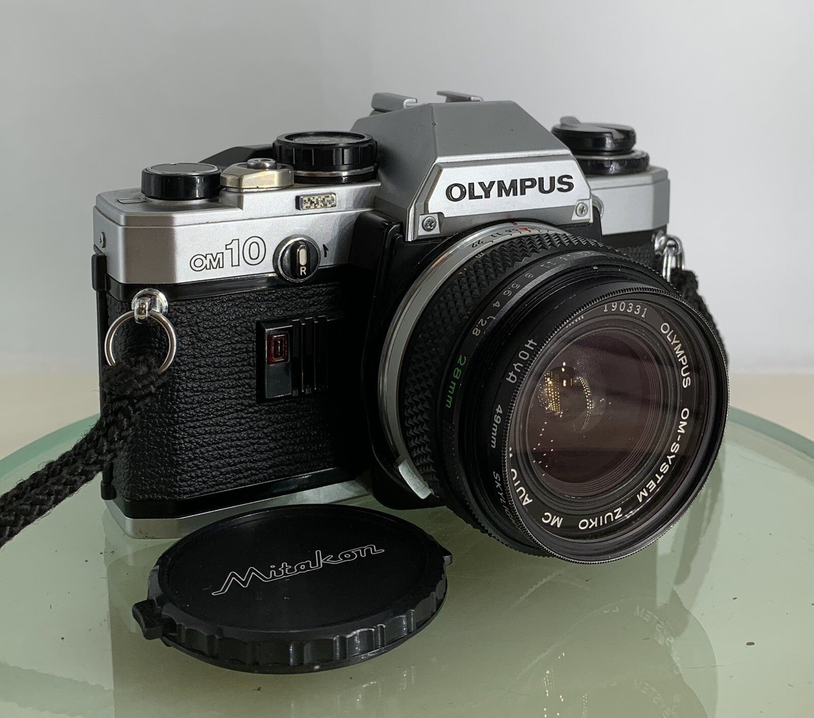 Olympus OM10 35mm Film SLR Manual Camera+Olympus 28 F2.8 MC Zuiko Lens TESTED2820