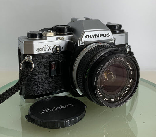 Olympus OM10 35mm Film SLR Manual Camera+Olympus 28 F2.8 MC Zuiko Lens TESTED2820