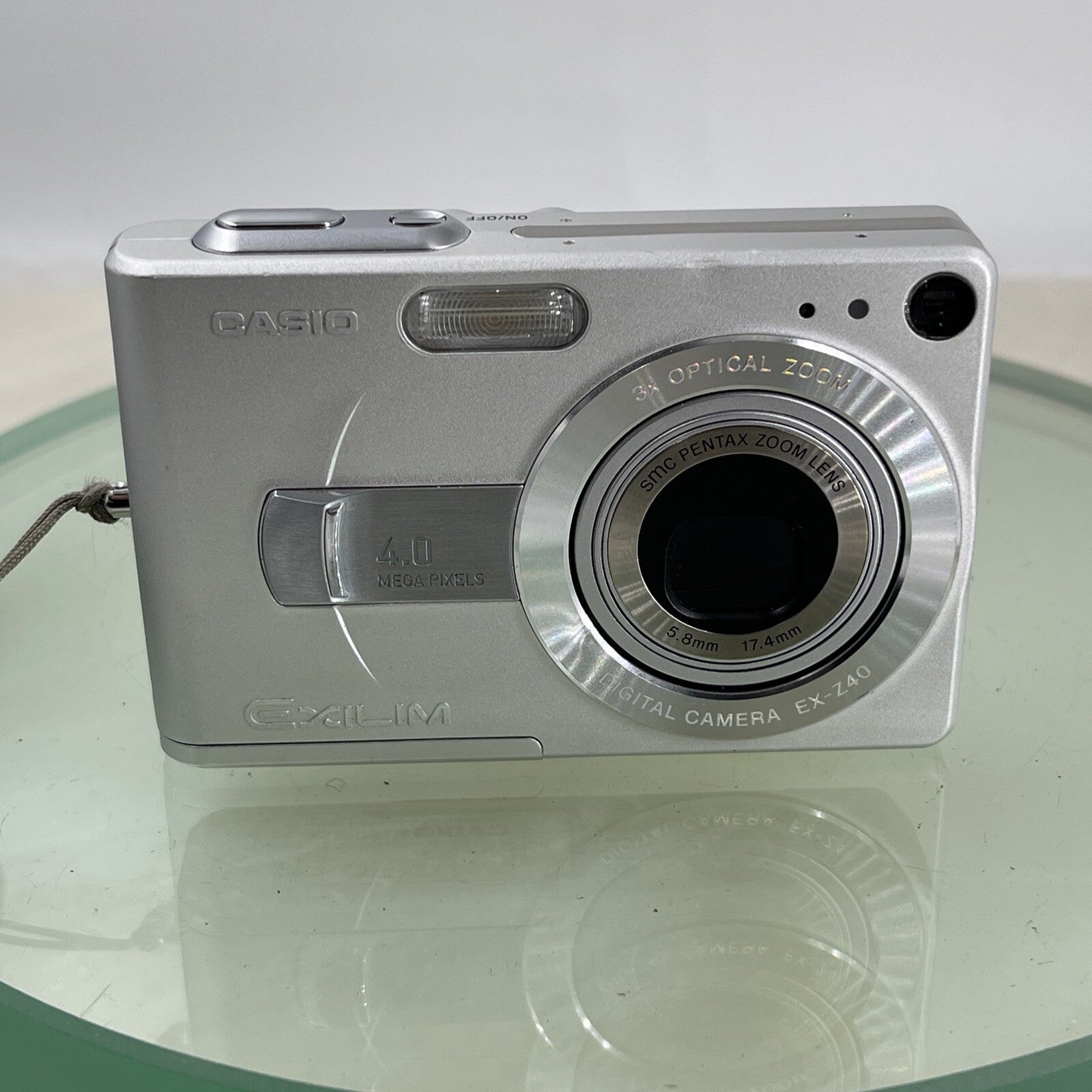 Casio Digital Camera Exilim EX-Z55 5.0MP Silver Tested #7151