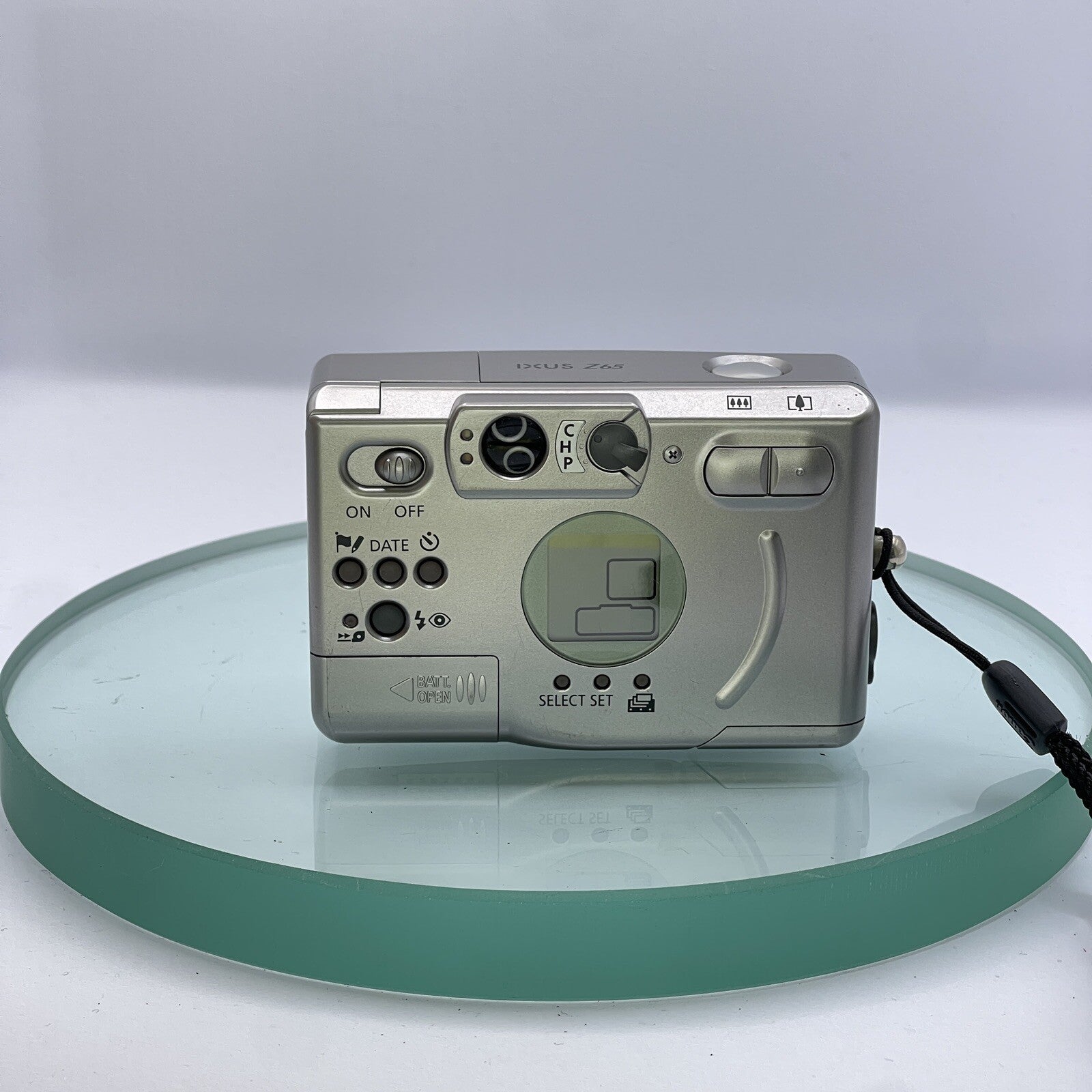 CANON IXUS Z65 QUARTZ DATE~PANORAMA APS FILM CAMERA~24-65MM LENS~ORG CASE#6843